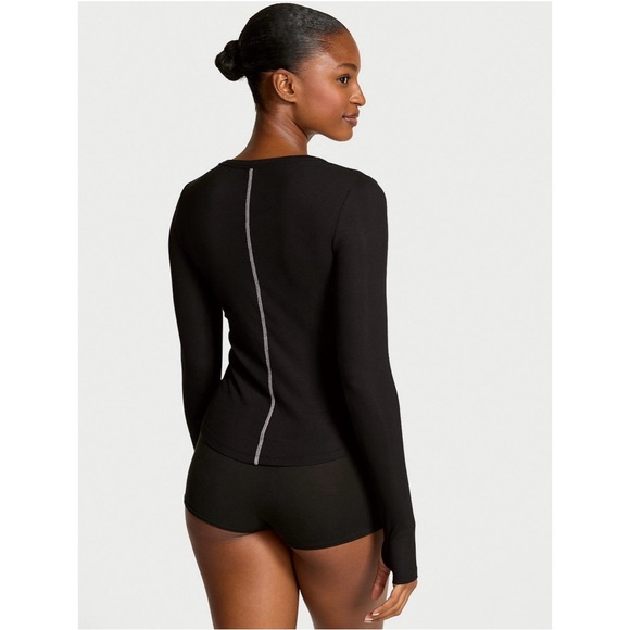 Iconic Rib Long-Sleeve Tee - Picture 2 of 2